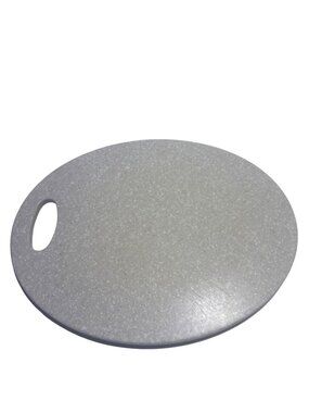 Corian Round Cutting Board With Handle Lightweight Scratch Resistant Attractive